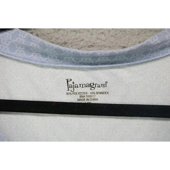 Pajamagram Women's Pajama Set-Size Medium-Wide Leg-Very Soft-Drawstring - Picture 4 of 12